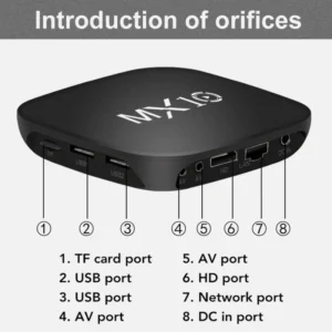 MX10 2GB 16GB Smart Android TV Box 8K - available in Pakistan at Metaware
