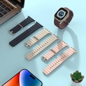 Oceanic Silicon Straps for Apple Smart Watches - available in Pakistan at Metaware