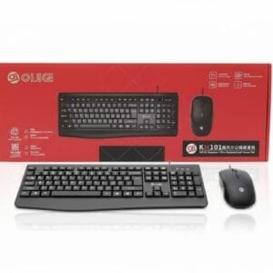Oijige K101 Wired Combo keyboard & Mouse Set business office - available in Pakistan at Metaware