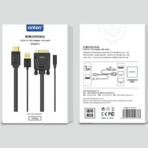 Onten Hdtv TO VGA Cable With Audio Cable Length 1.8M - available in Pakistan at Metaware