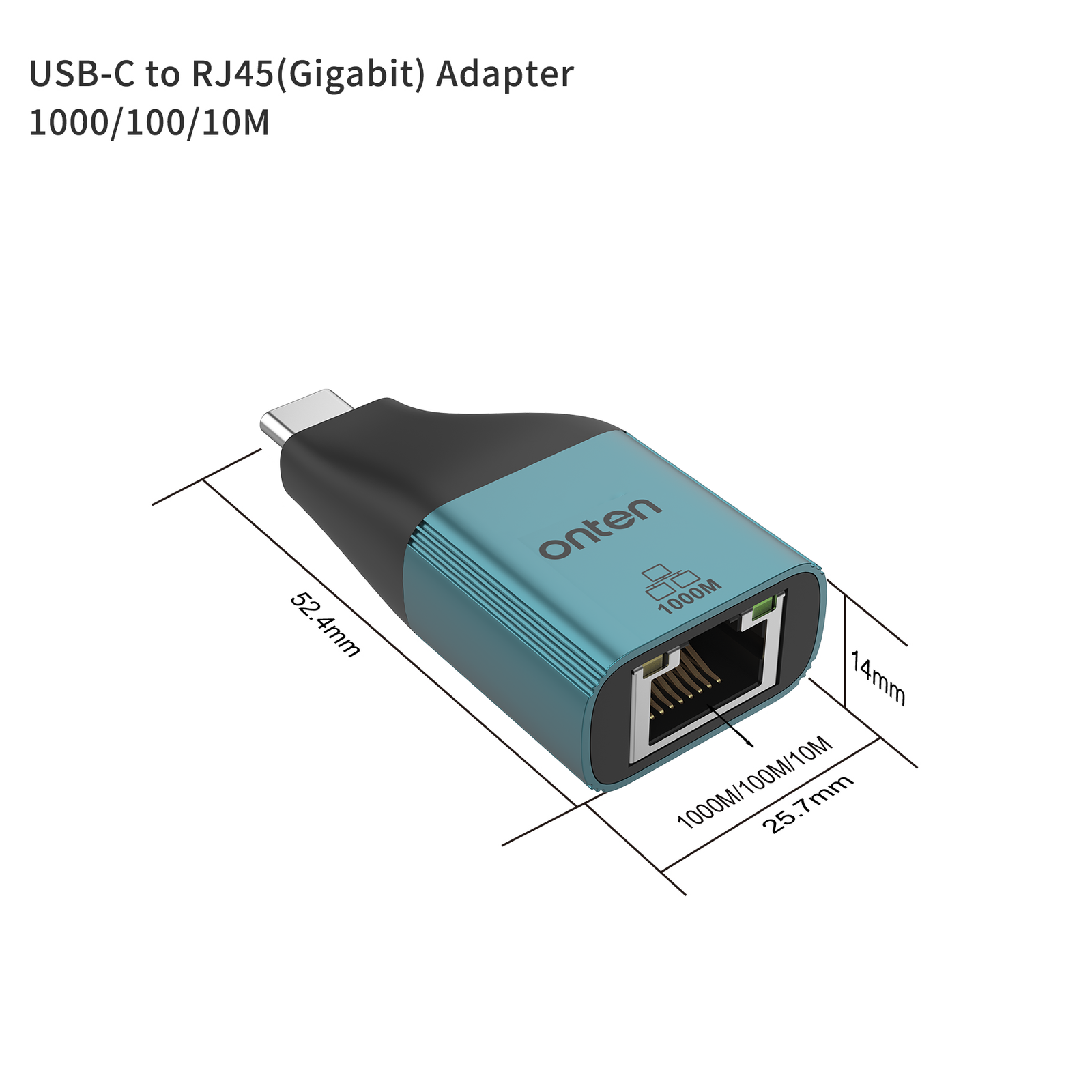 Onten Type C to RJ45 1000M UC101 - available in Pakistan at Metaware