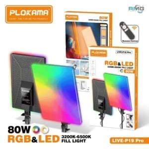 Plokama LIVE-P19 Pro 19-Inch RGB LED Fill Light - available in Pakistan at Metaware