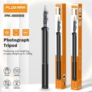 Plokama PK-8899 Photography Tripod Stand Ring Light Stable Stand 200CM - available in Pakistan at Metaware