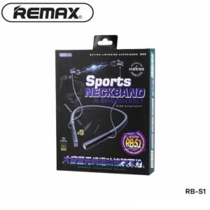 Remax RB-S1 Wireless Neckband Sports Earphones - available in Pakistan at Metaware