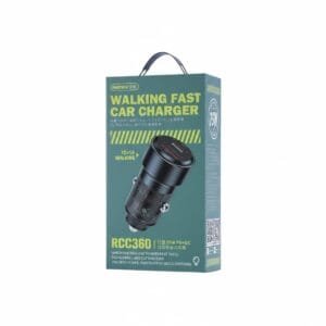 Remax RCC360 Walking Series 75W Pd+qc 1C+1A Fast Car Charger - available in Pakistan at Metaware