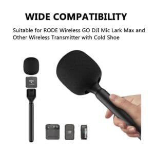Rode Interview Microphone Handle, Mic Handheld Adaptor With Windshield Foams - available in Pakistan at Metaware
