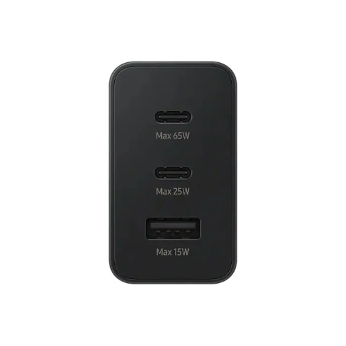 Samsung 65W USB-C Power Delivery Adapter (US Plug) with Trio Ports (2 x USB-C, 1 x USB-A) With C-c Cable - available in Pakistan at Metaware