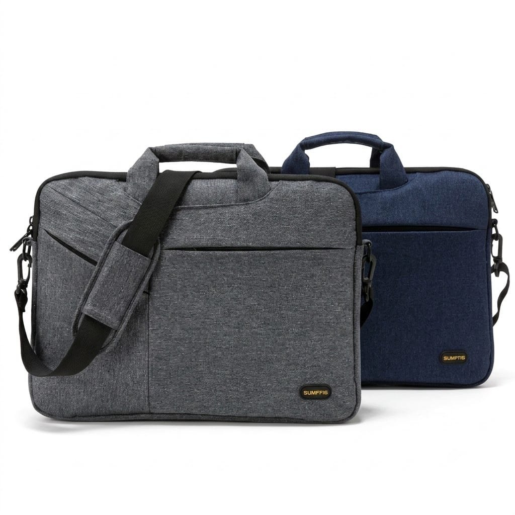 Sumfiss File Laptop Bag SS-0237 Oxford Material 15 Inch Gray/Blue - available in Pakistan at Metaware