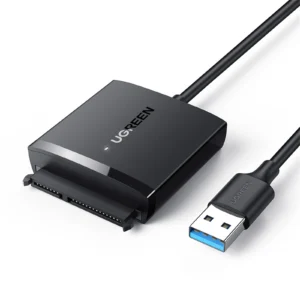 UGREEN CM257 USB3.0-turn 2.5/3.5-inch SATA hard disk converter circular wire with 12V power supply interface 60561 - available in Pakistan at Metaware