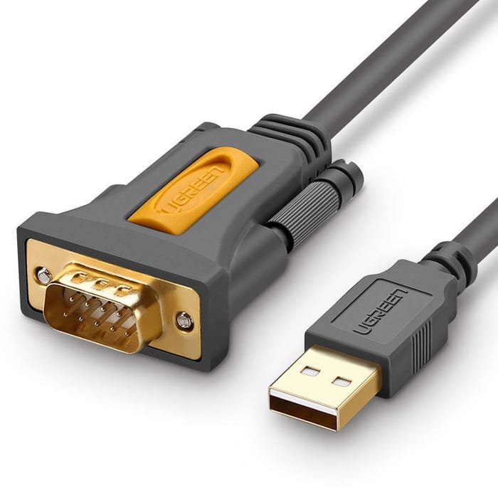 UGREEN CR104 USB to serial port DB9 RS-232 male to male wire (gold-plated interface) 20211 - available in Pakistan at Metaware