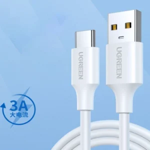 UGREEN L302 USB-A TO USB-C 18W Fast Charging cable 45641 white - available in Pakistan at Metaware