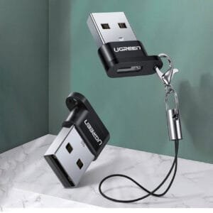 UGREEN US280 USB-C female and USB-A 2.0 Male Connector Adapte Data Transfer Black 50568 - available in Pakistan at Metaware