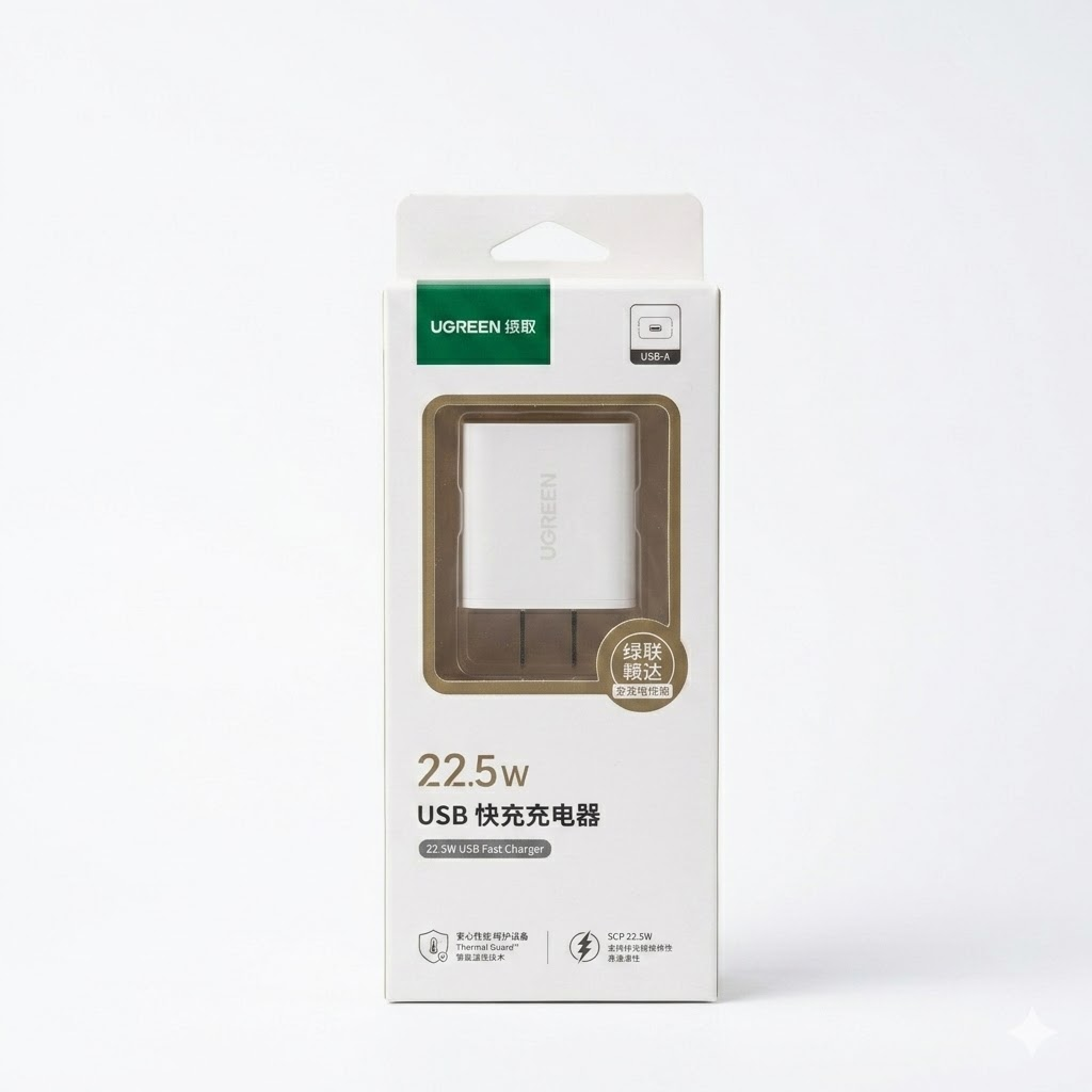 UGREEN X208 22.5W USB Fast Charger white 35286 - available in Pakistan at Metaware