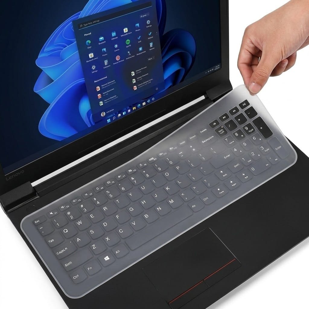 Universal Silicone 14″ Keyboard Protector Skin - available in Pakistan at Metaware