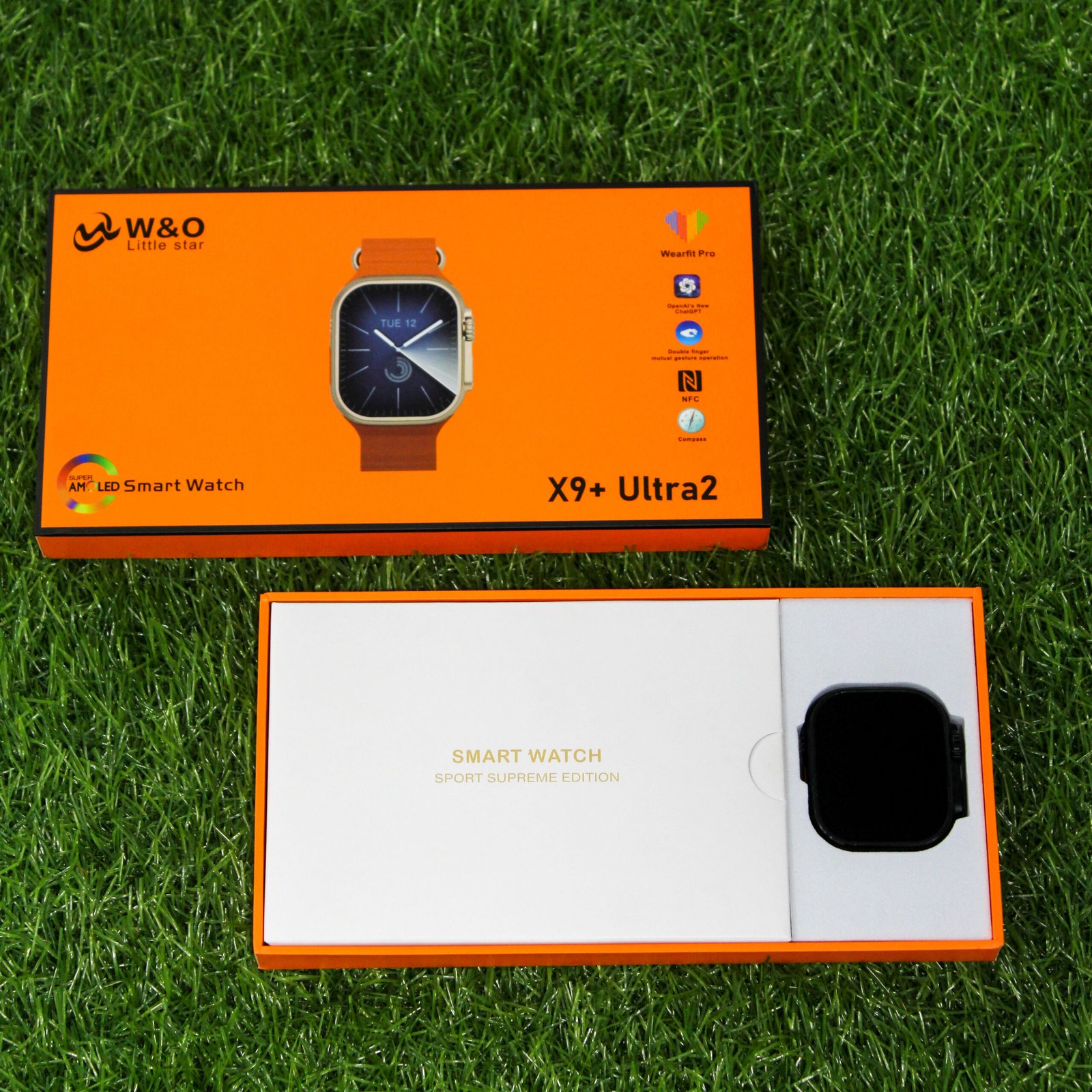 W&o X9+Ultra 2 Smart Watch Men 2.13-inch Amoled Screen Bluetooth Calls - available in Pakistan at Metaware