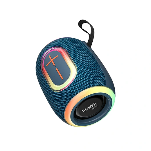 WiWU H9 Thunder Wireless Speaker neon lighting Five playback modes Blue - available in Pakistan at Metaware