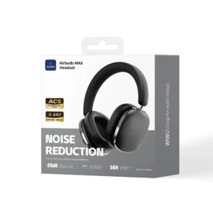 WiWU TD-16 ANC Airbuds Max Headset black - available in Pakistan at Metaware