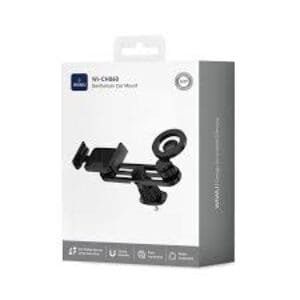 WiWU Wi-CH060 Gentleman Car Mount Holds Two Phones Simultaneously Black - available in Pakistan at Metaware