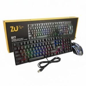 ZU 017 RGB Backlight Keyboard and Mouse Set - available in Pakistan at Metaware
