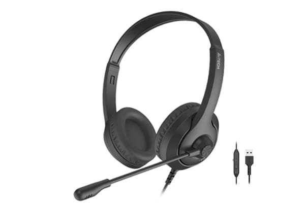 A4Tech FH100U USB Stereo Fstyler Headset (Black)