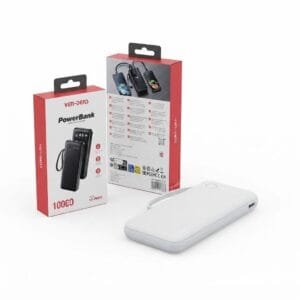 Ven-Dens VD-PB058 10000mAh Power Bank (White)