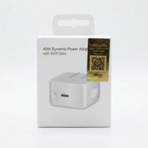 Apple 40W 2-Pin CN Dual USB-C Fast Charger Power Adapter with NFC