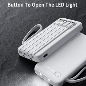 Ven-Dens VD-PB058 10000mAh Power Bank (White)