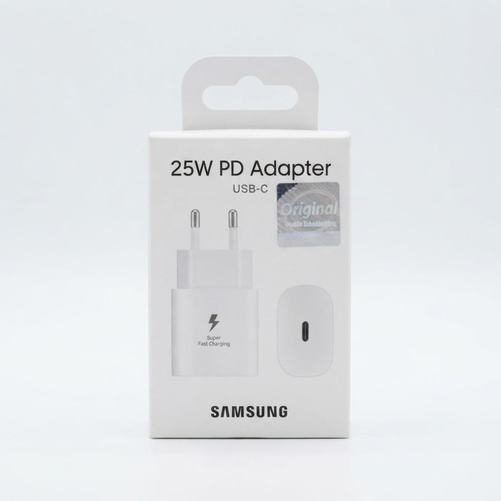 Samsung 25W 2-Pin EU USB-C Super Fast Power Delivery Wall Adapter (White)