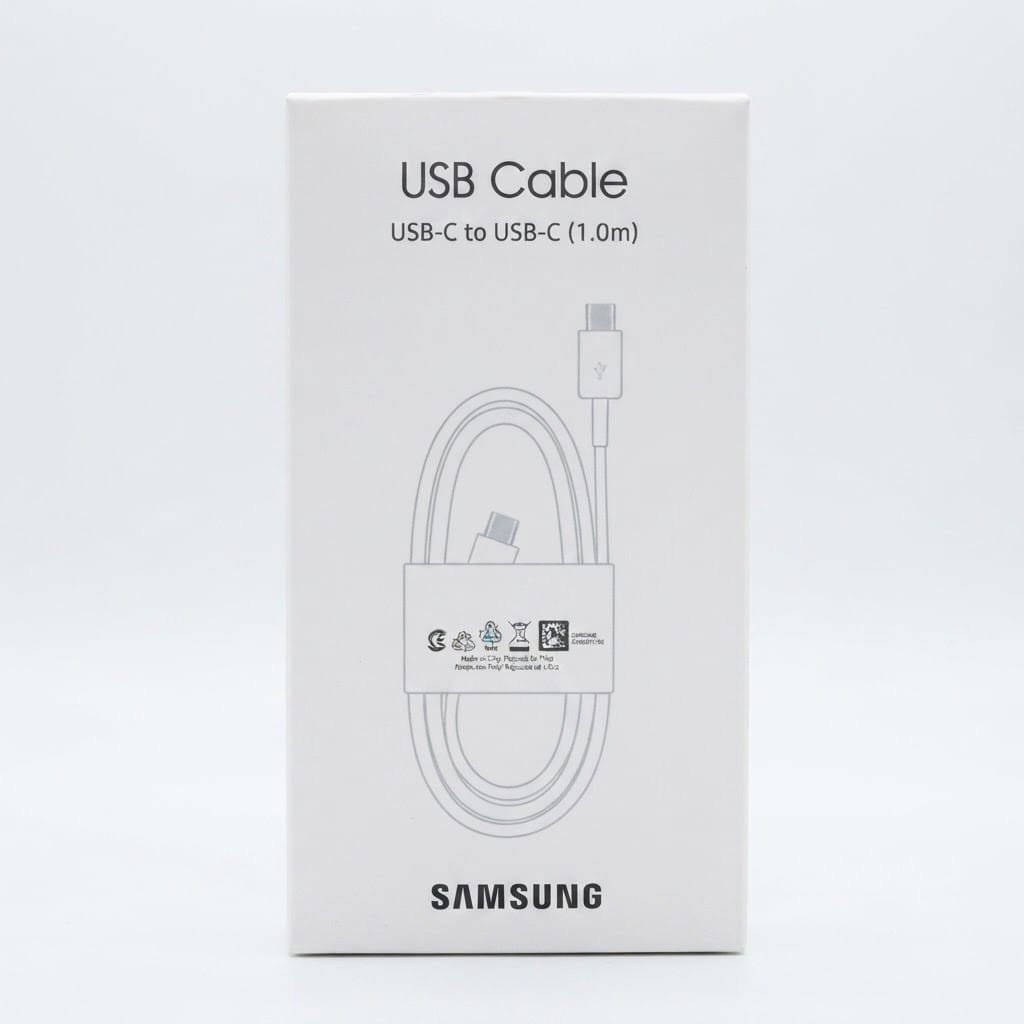 Samsung Type-C to Type-C Fast Charging Data Cable (White)