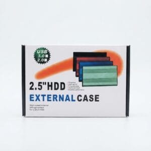 USB 2.0 2.5 Inch SATA HDD and SSD External Enclosure Case (Metal Body)