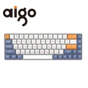 Aigo A68 Tri-Mode Wireless Mechanical Keyboard with Yellow Switches