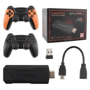 X2 Ultra 64GB 4K Game Stick 3D Retro Video Game Console with 35000+ Games