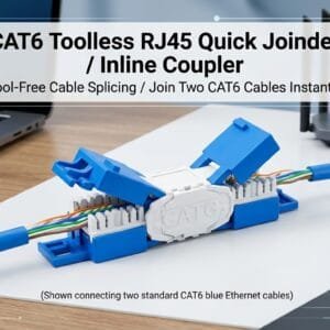 CAT6 Toolless RJ45 Quick Joinder Coupler
