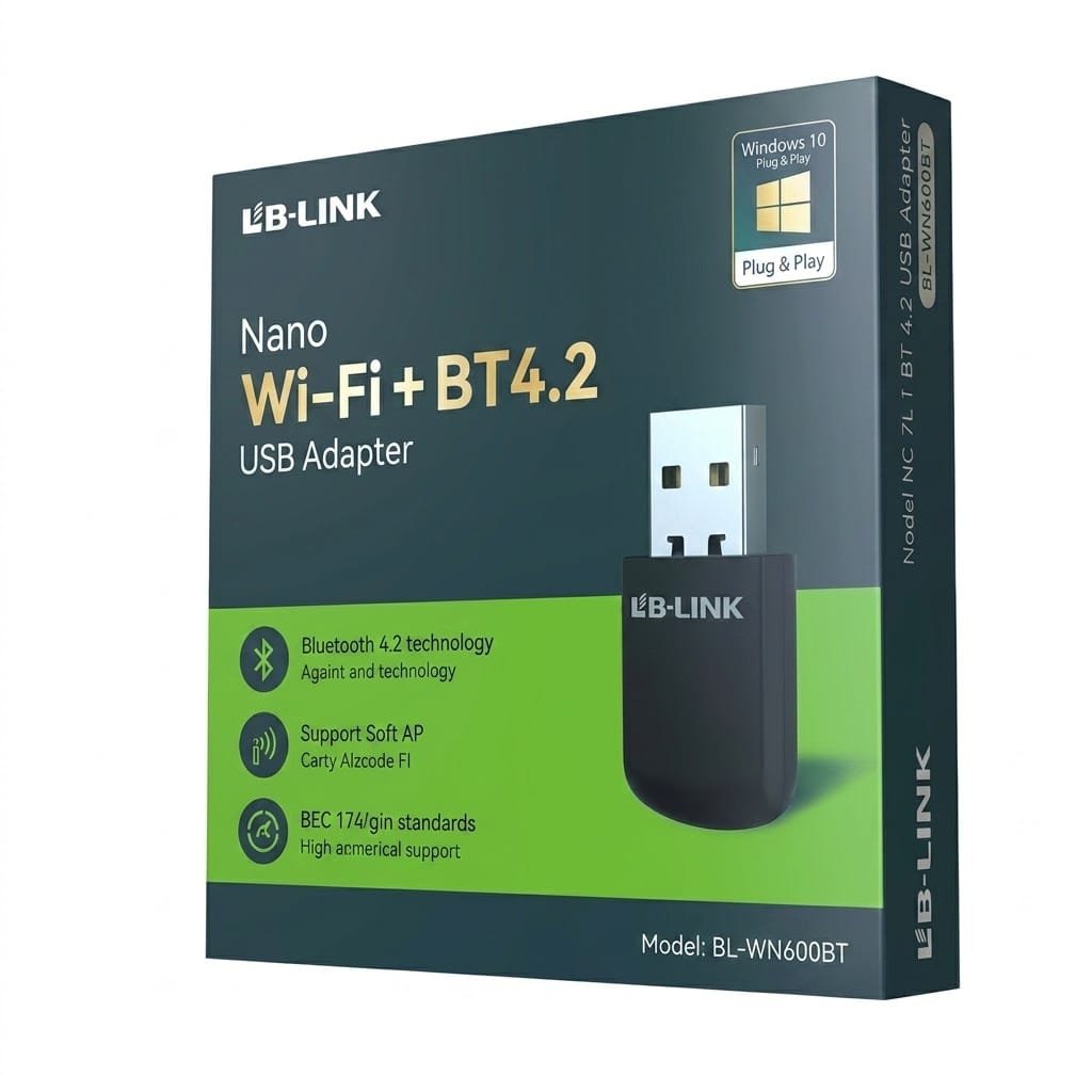 LB-Link WN600BT N150 Wi-Fi and Bluetooth 4.2 Nano USB Adapter