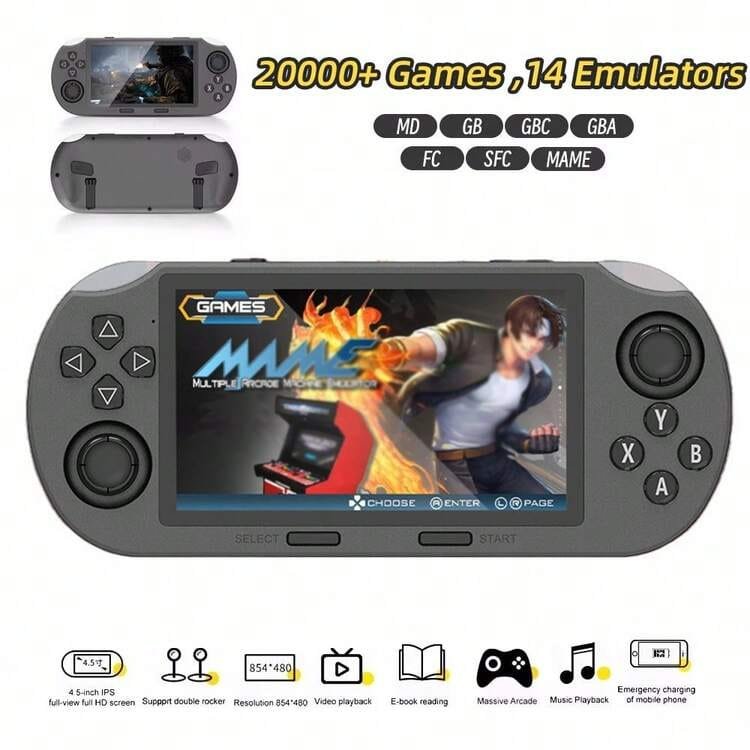 SF3000 Handheld Game Player 4.5 Inch Portable Retro Game Console