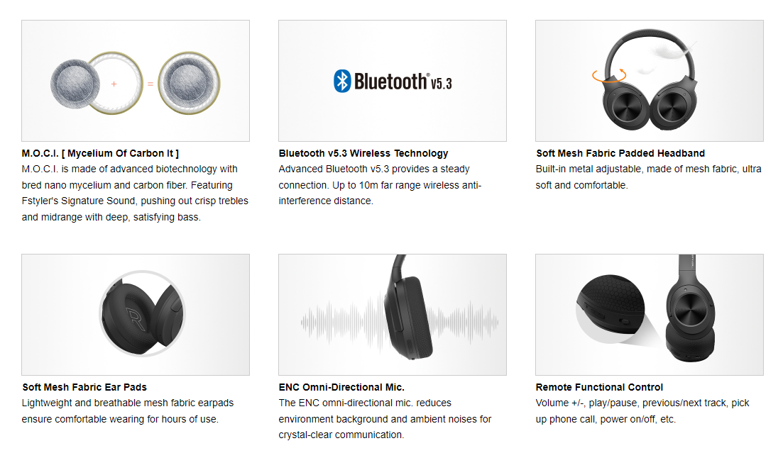 A4tech Fstyler BH220 Wireless Headset Feature Breakdown 2
