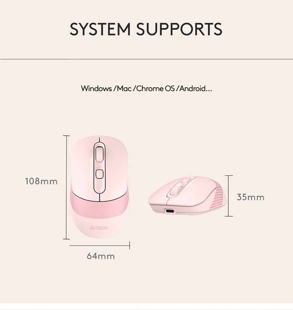 FB10CS Dual Mode Rechargeable Mouse Feature Breakdown 12