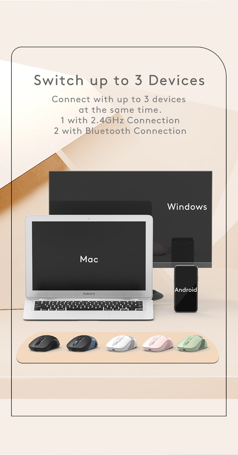 FB10CS Dual Mode Rechargeable Mouse Feature Breakdown 6