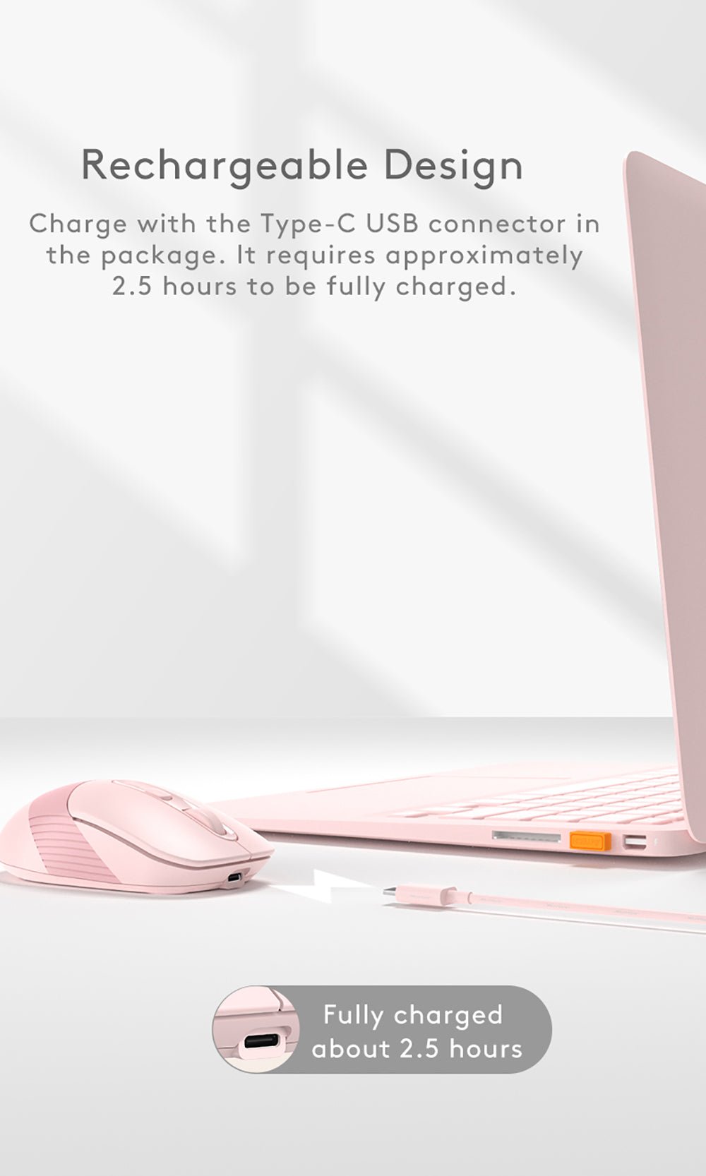 FB10CS Dual Mode Rechargeable Mouse Feature Breakdown 7