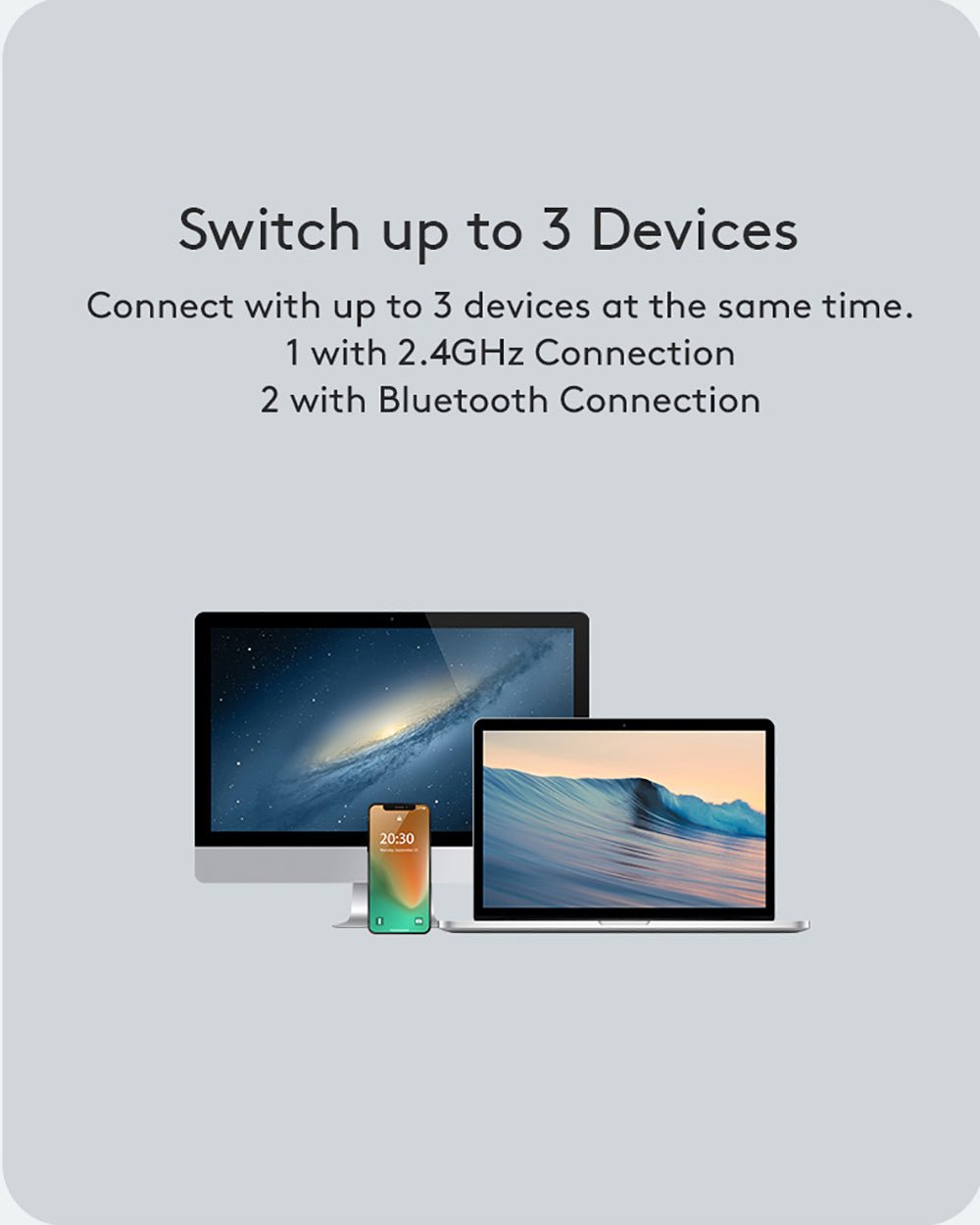 FB35CS Dual Mode Rechargeable Wireless Mouse Feature Breakdown 6