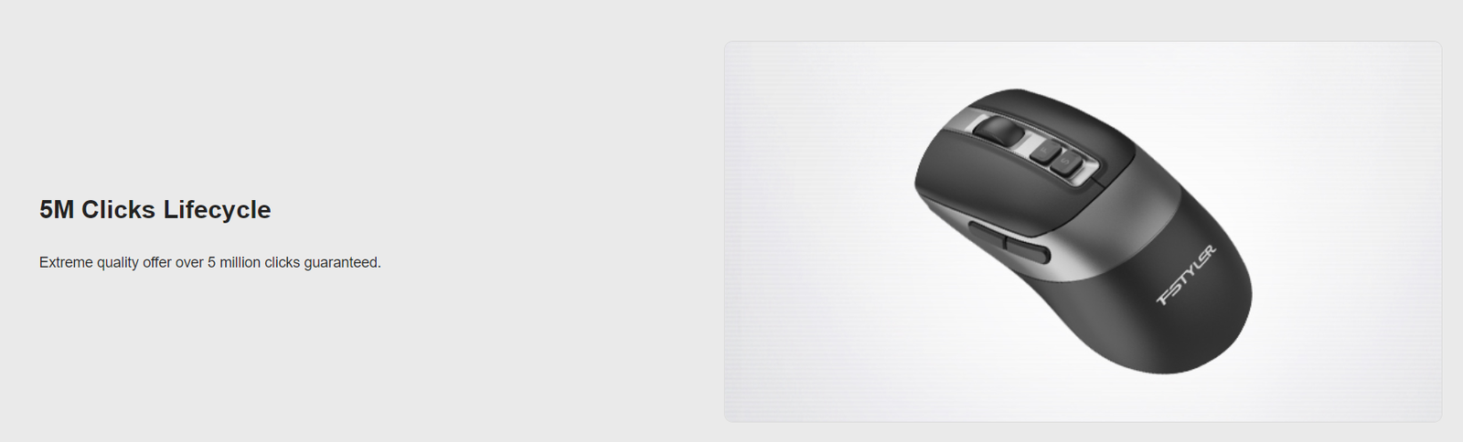 FB50CS Plus Bluetooth & 2.4GHz Wireless Mouse Feature Breakdown 7