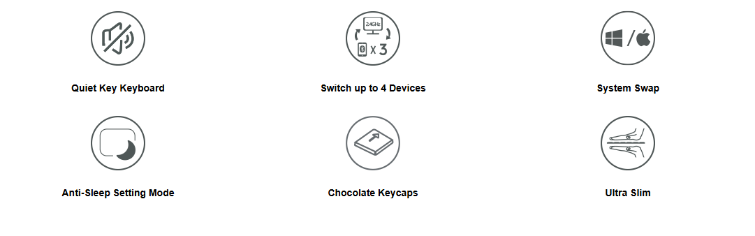 FBK22 AS Bluetooth & 2.4G Wireless Keyboard Feature Breakdown 1