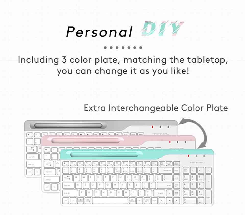 FBK25 QuietKey Bluetooth & 2.4G Wireless Keyboard Feature Breakdown 13