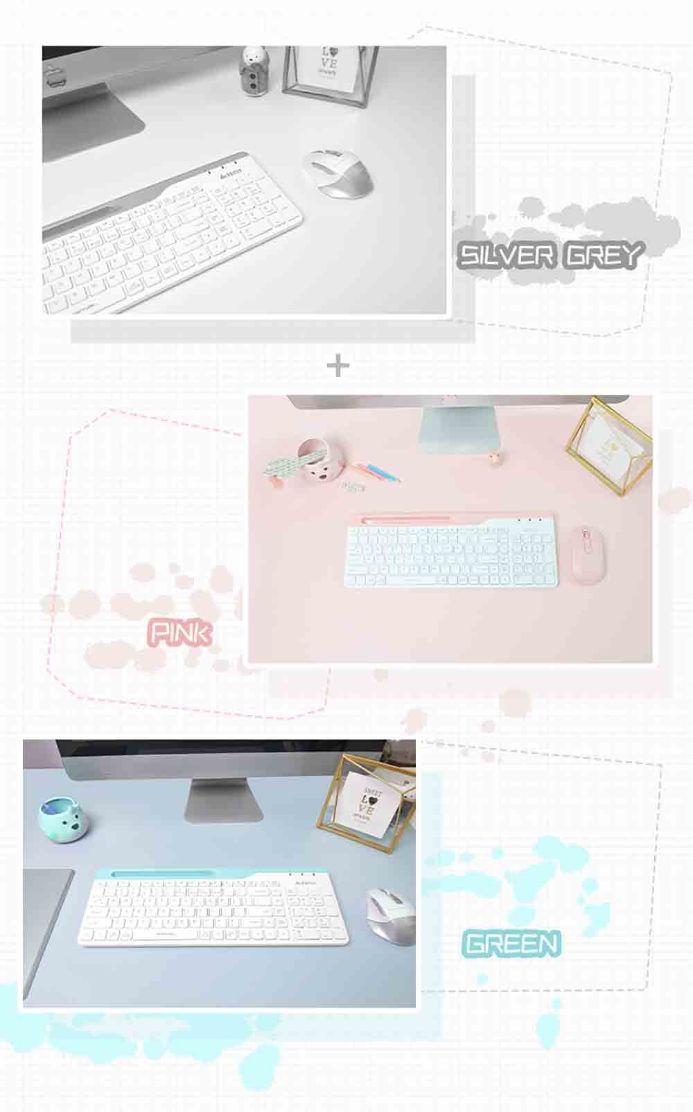 FBK25 QuietKey Bluetooth & 2.4G Wireless Keyboard Feature Breakdown 14