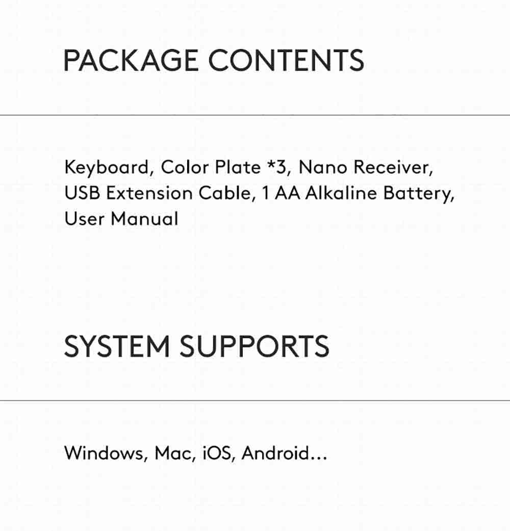 FBK25 QuietKey Bluetooth & 2.4G Wireless Keyboard Feature Breakdown 19