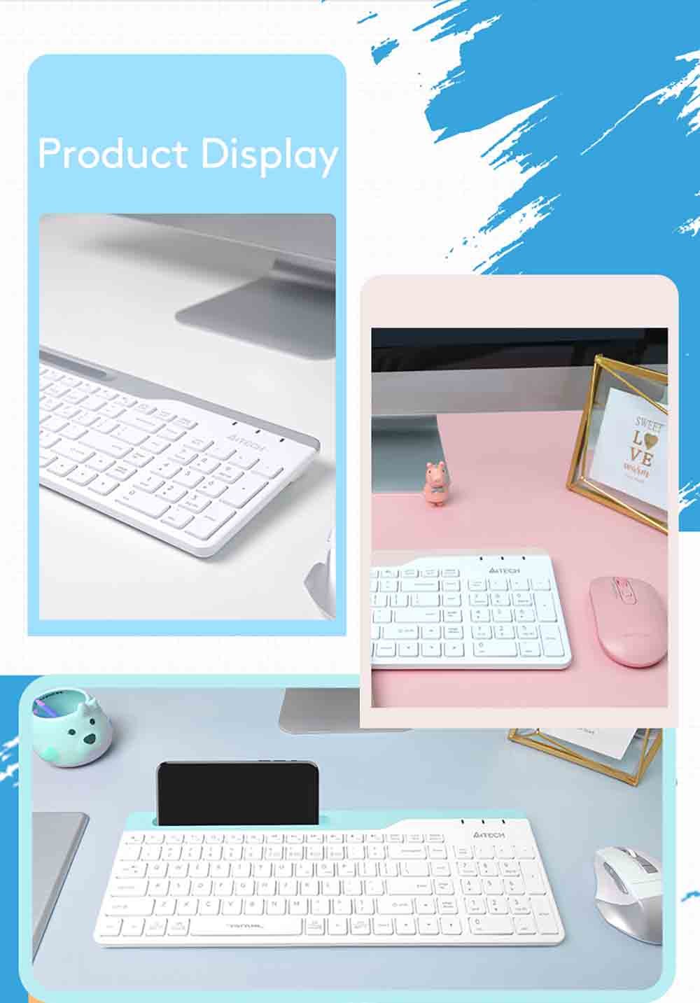 FBK25 QuietKey Bluetooth & 2.4G Wireless Keyboard Feature Breakdown 21