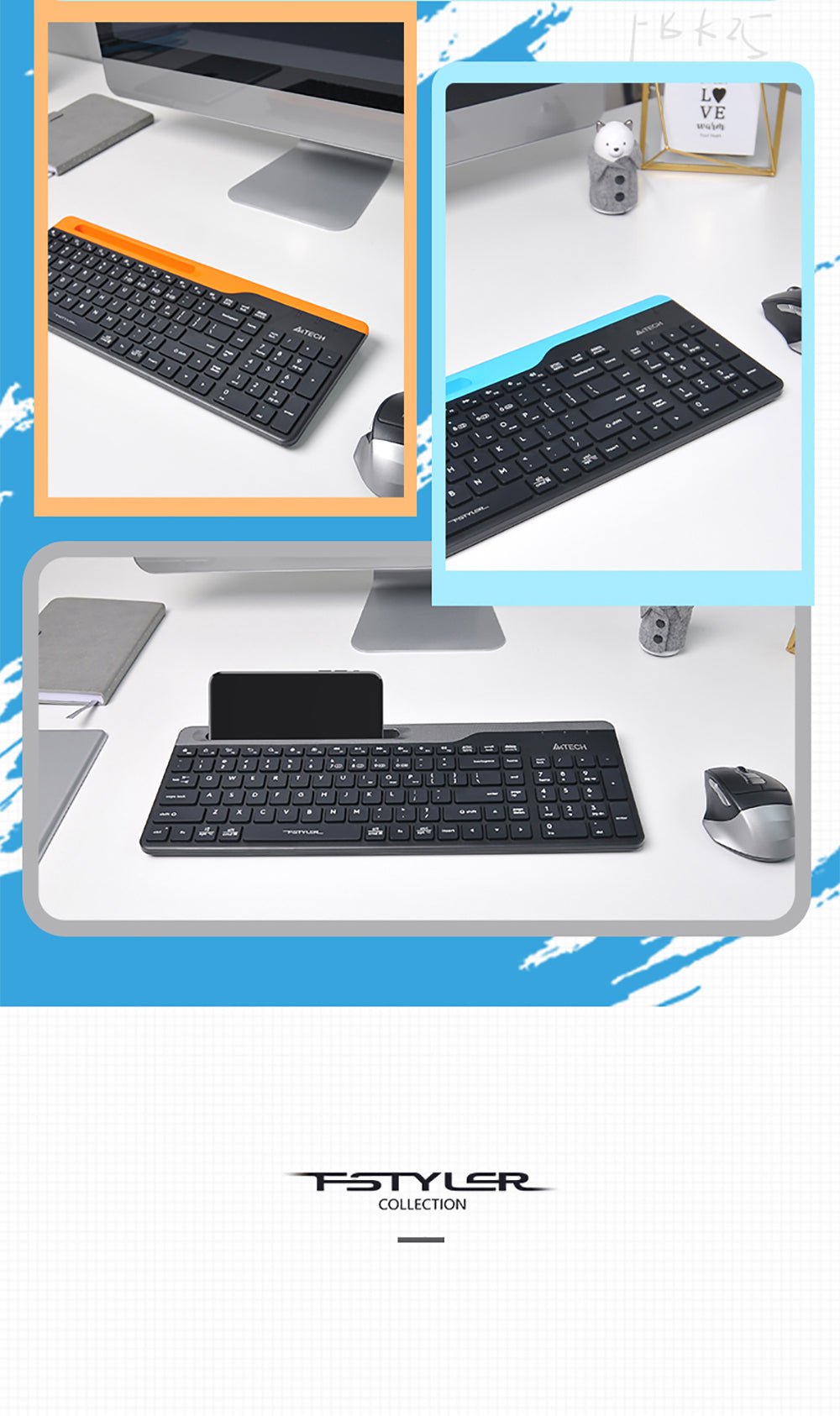 FBK25 QuietKey Bluetooth & 2.4G Wireless Keyboard Feature Breakdown 22
