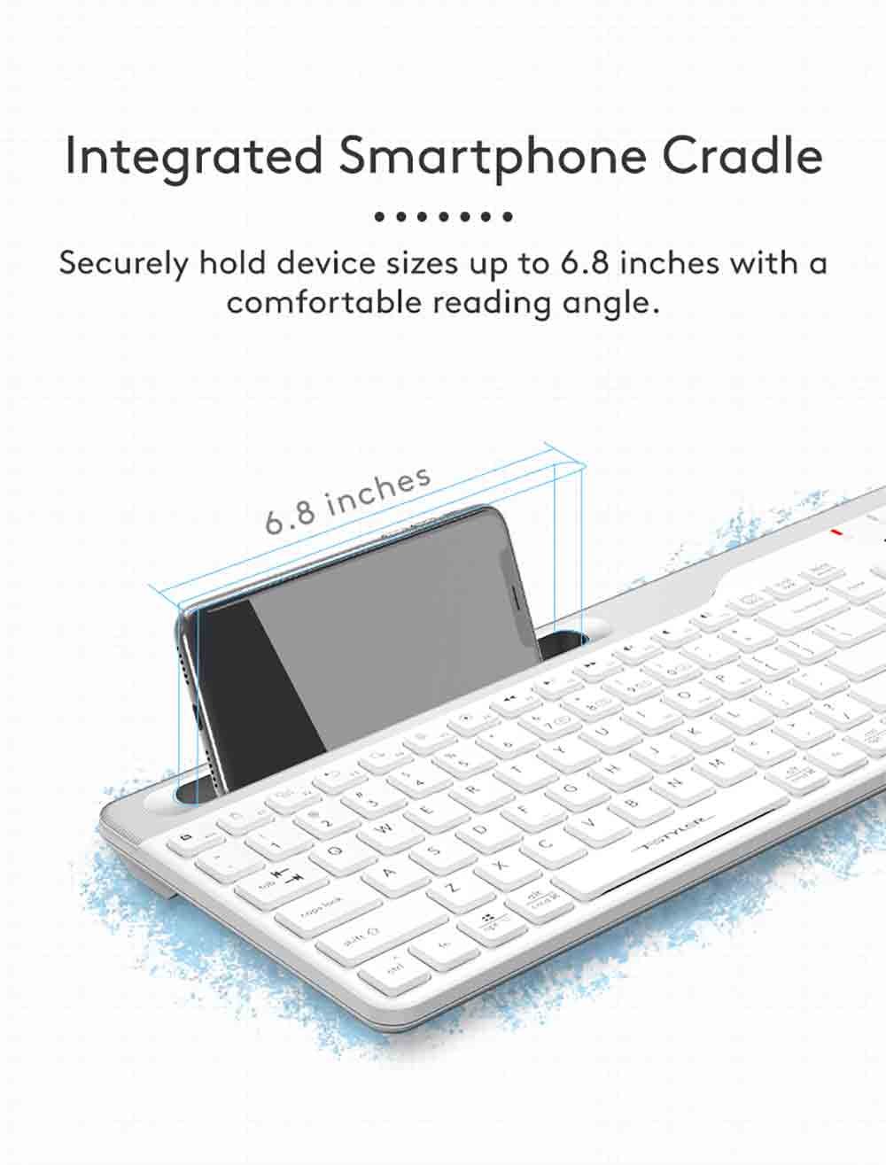 FBK25 QuietKey Bluetooth & 2.4G Wireless Keyboard Feature Breakdown 8