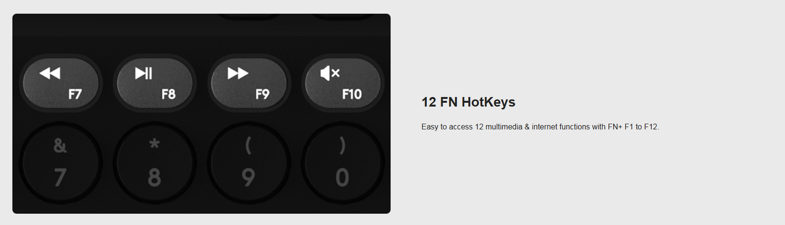 FBK36C AS Bluetooth & 2.4G Rechargeable Keyboard Feature Breakdown 6