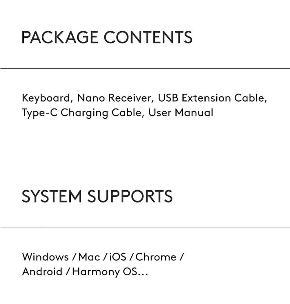 FBX50C Bluetooth & 2.4G Wireless KB Feature Breakdown 15
